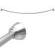 Adjustable Curved Shower Rod in Satin Nickel