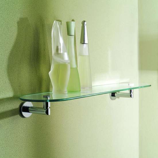 1/4in x 18in Tempered Replacement Glass Shelf