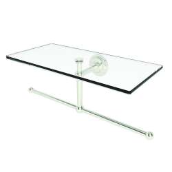 12in Tray with Bar in Polished Nickel