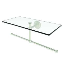 12in Tray with Bar in Satin Nickel