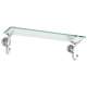 Circe 2734T-24/PB 24in Glass Shelf in Polished Brass