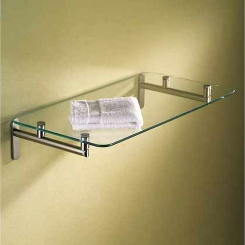 24in Tempered Replacement Hotel Shelf in Glass