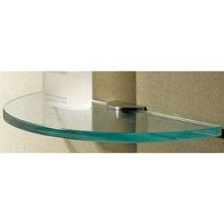 3/8in Half Moon Tempered Tray Replacement Glass