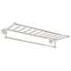 20in Hotel Shelf with Bar in Polished Nickel