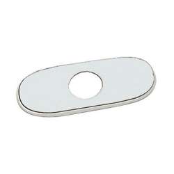07551000 6-in Euro Escutcheon in Chrome
