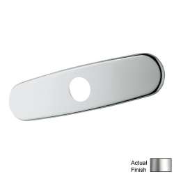 07552SD0 10-in Euro Escutcheon in Brushed Stainless Steel
