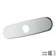 07552SD0 10-in Euro Escutcheon in Brushed Stainless Steel