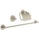 40775EN1 Essentials 3-in-1 Guest Bathroom Accessories Set in Brushed Nickel