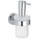 40448001 Essentials Soap Dispenser with Holder in Starlight Chrome