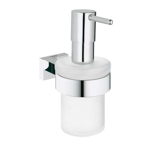 40756001 Essentials Cube Soap Dispenser with Holder in StarLight Chrome