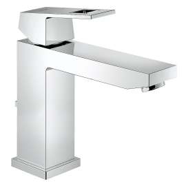 23670000 Eurocube Single-Hole Single-Handle M-Size Bathroom Faucet in StarLight Chrome
