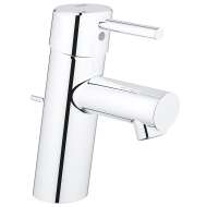 3427000A Concetto Single Hole Single-Handle S-Size Bathroom Faucet with Drain in StarLight Chrome