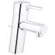 3427000A Concetto Single Hole Single-Handle S-Size Bathroom Faucet with Drain in StarLight Chrome