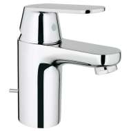 3287500A Eurosmart Cosmopolitan Single-Handle S-Size Bathroom Faucet with Drain in StarLight Chrome