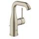 23485ENA Essence Single Hole Single-Handle M-Size Bathroom Faucet in Brushed Nickel