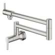 31075DC2 Ladylux Wall Mount Pot Filler in Supersteel Infinity Finish