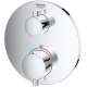 24133000 Grohtherm Dual Function 2-Handle Thermostatic Trim in StarLight Chrome Finish