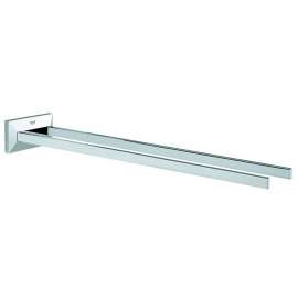 40496000 Allure Brilliant 17-in Twin-Towel Bar in Chrome