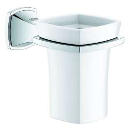 Grandera Ceramic Tumbler With Holder