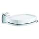 40628000 Grandera Holder with Ceramic Soap Dish in Chrome