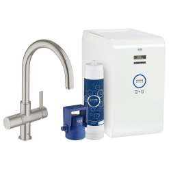 31251DC2 Blue Chilled and Sparkling Starter Kit in SuperSteel Infinity