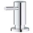 KKS-31401000-M Eurocube Grohe KKS-31401000 Eurocube Kitchen Faucet with Soap Dispenser, Chrome