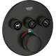 291382430 Grohtherm Valve Trim, Matte Black