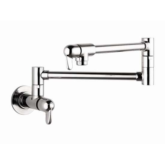 04059000 Allegro E Pot Filler, Wall-Mounted, In Chrome