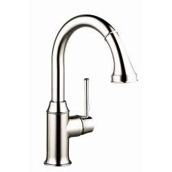 04216830 Talis C Prep Kitchen Faucet, 2-Spray Pull-Down, 1.75 GPM, In Polished Nickel