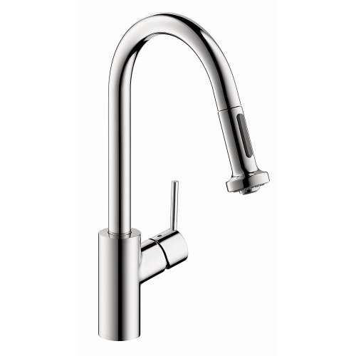 04310001 Talis S2 HighArc Kitchen Faucet, 2-Spray Pull-Down, 1.5 GPM, In Chrome