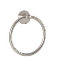 06095820 C Accessories Wall Mounted Towel Ring, In Brushed Nickel