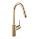 Hansgrohe Talis S² Higharc Kitchen Faucet, 1-Spray Pull-Down, 1.75 Gpm In Brushed Gold Optic, 14872251