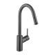 Hansgrohe Talis S² Higharc Kitchen Faucet, 1-Spray Pull-Down, 1.75 Gpm In Brushed Black Chrome, 14872341