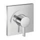 Hansgrohe Ecostat Square Pressure Balance Trim In Chrome, 15724001