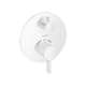 Hansgrohe Ecostat S Thermostatic Trim With Volume Control And Diverter In Matte White, 15758701