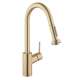 Hansgrohe Talis S² Higharc Kitchen Faucet, 2-Spray Pull-Down, 1.5 Gpm In Brushed Gold Optic, 4310251