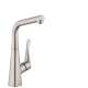 Hansgrohe Metris Bar Faucet, 1.5 Gpm In Stainless Steel Optic, 4509800