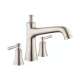 Hansgrohe Joleena 3-Hole Roman Tub Set Trim In Brushed Nickel, 4776820