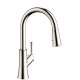 Hansgrohe Joleena Higharc Kitchen Faucet, 2-Spray Pull-Down, 1.75 Gpm In Polished Nickel, 4793830