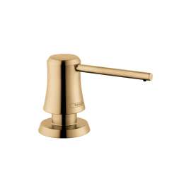 Hansgrohe Transitional Soap Dispenser In Brushed Bronze