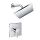 Hansgrohe Vernis Blend Pressure Balance Shower Set, 2.5 Gpm In Chrome, 4958000