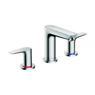 Hansgrohe Talis E Widespread Faucet 150 With Pop-Up Drain, 1.2 Gpm In Chrome, 71733001