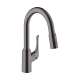 Hansgrohe Allegro N Prep Kitchen Faucet, 2-Spray Pull-Down, 1.75 Gpm In Brushed Black Chrome, 71844341