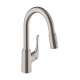 Hansgrohe Allegro N Prep Kitchen Faucet, 2-Spray Pull-Down, 1.75 Gpm In Stainless Steel Optic, 71844801