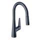 Hansgrohe Talis S Higharc Kitchen Faucet, 2-Spray Pull-Down, 1.75 Gpm In Brushed Black Chrome, 72813341