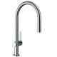 Hansgrohe Talis N Higharc Kitchen Faucet, O-Style 2-Spray Pull-Down, 1.5 Gpm In Chrome, 72857001