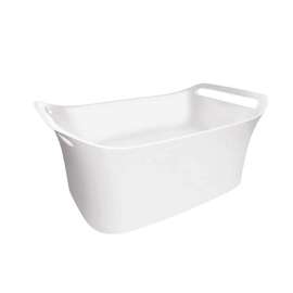 16-5/8in Vessel Bathroom Sink Large 10-1/2inH in White