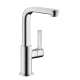31161001 Metris S Single Hole Swivel Bathroom Faucet with Quick Clean and Comfort Zone Technologies - Pop-Up Drain Assembly Included in Chrome