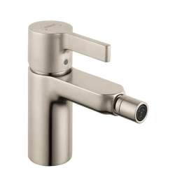 31261821 Metris S Bidet Faucet Single Hole with Single Metal Lever Handle in Brushed Nickel