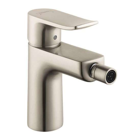 31280821 Metris Bidet Faucet with Drain Assembly in Brushed Nickel